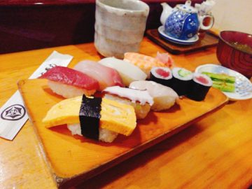 【たまき寿司】にぎり寿司ランチ６５０円で食べられる！夕方は、まかない海鮮丼も食べられる☆