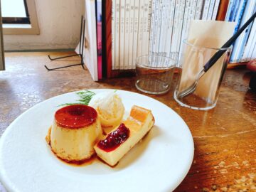 【カフェ日々】固めのプリンがお好きな方にオススメなカフェ☆小さなカフェでまったり落ち着けます！
