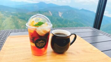 【志賀高原クランペットカフェ】スカイレーターで行く、素敵なカフェ！専用テラス映えるフルーツティ♡
