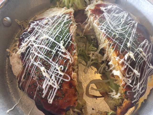 うさぎや】長野運動公園近く！広島風お好み焼きのご紹介♪鉄板ごと出さ