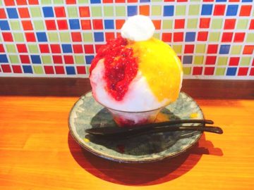 【おいしい飲食店】Polka Dot Cafe （ポルカ ドット カフェ）いちごマンゴーティラミスかき氷！