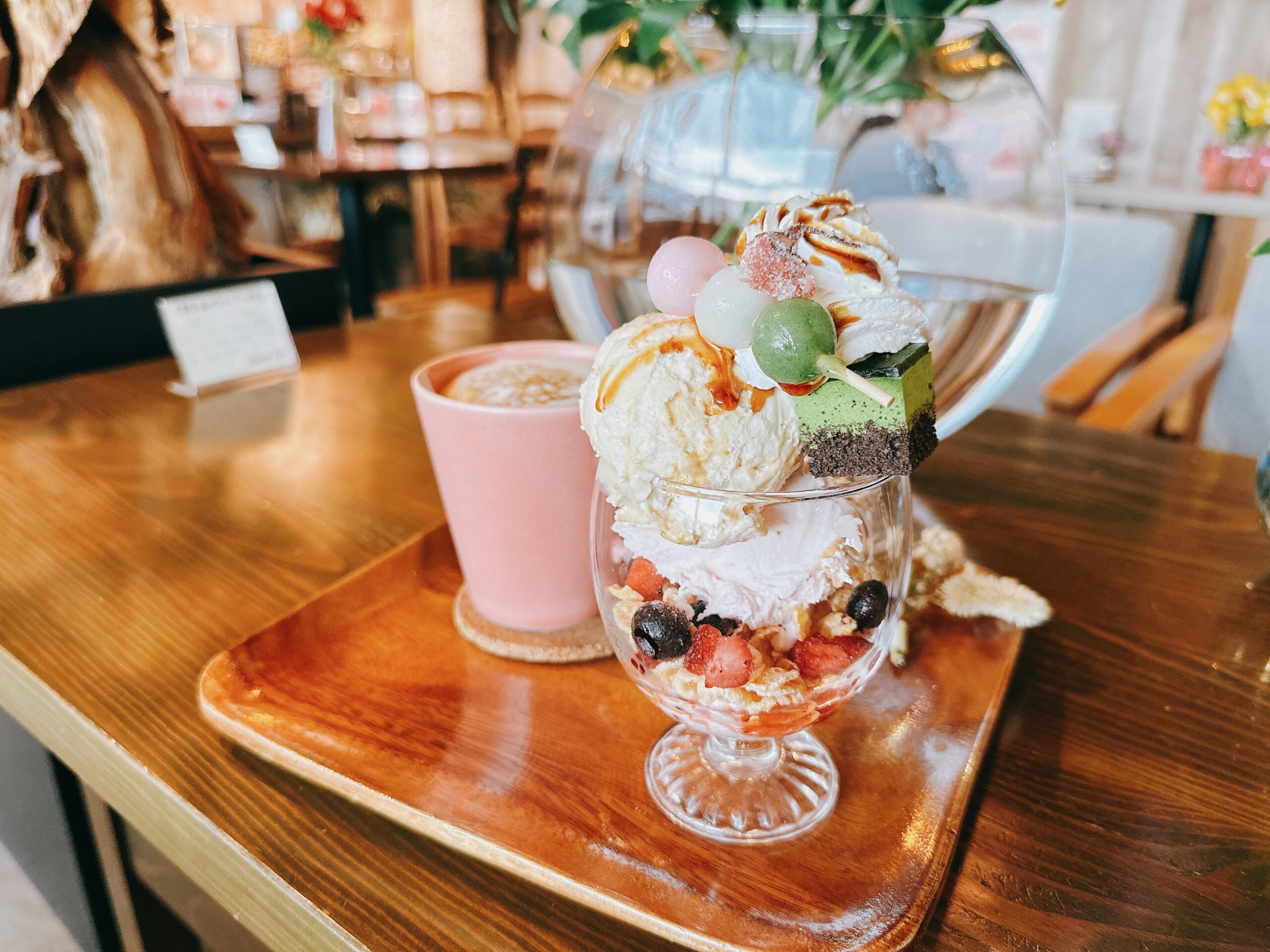 ドライフラワーグラス＊パフェアジアン