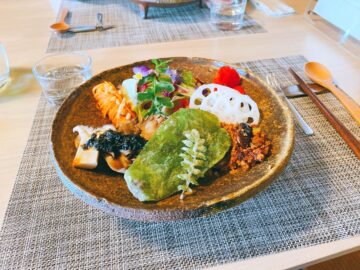 【THE KOKONOE（ここのえレストラン）】花豆ベジタコライス☆ヴィーガン料理のランチ・ディナーフルコースが楽しめます。