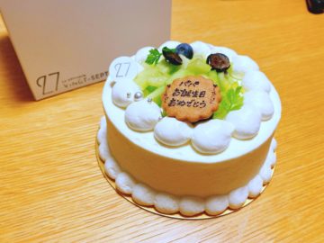 【パティスリーヴァンセット２７】誕生日ケーキ！メロンショートのワンホールケーキに夢中☆