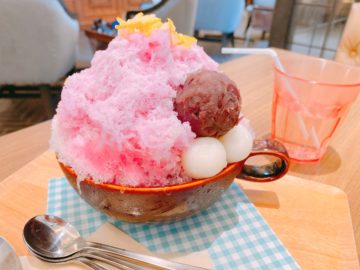 【横町カフェ（よこまちかふぇ）】赤しそかき氷美味し！八幡屋礒五郎が営む、お洒落カフェ。