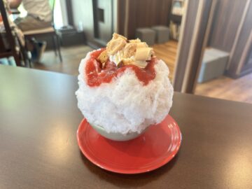【コンディトライ・アン・マリーレ】夏には美味しいかき氷が楽しめる！大町の美味しいお水を使ったかき氷美味すぎ！