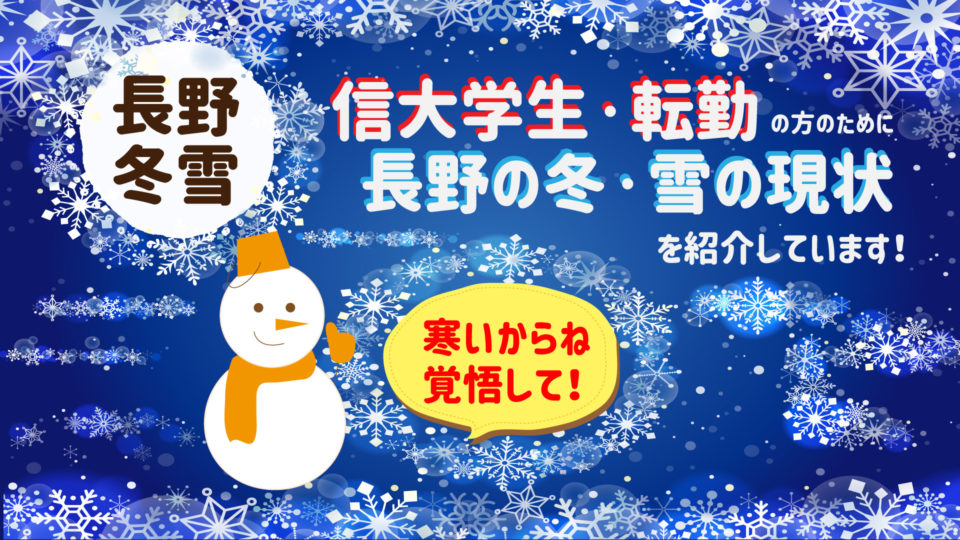 長野市雪ってどのくらい降るのか